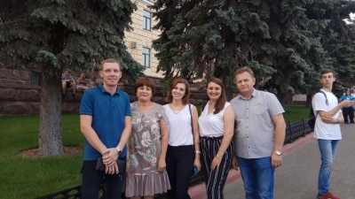 Сотрудники технопарка приняли участие в праздновании Дня Государственного Флага РФ